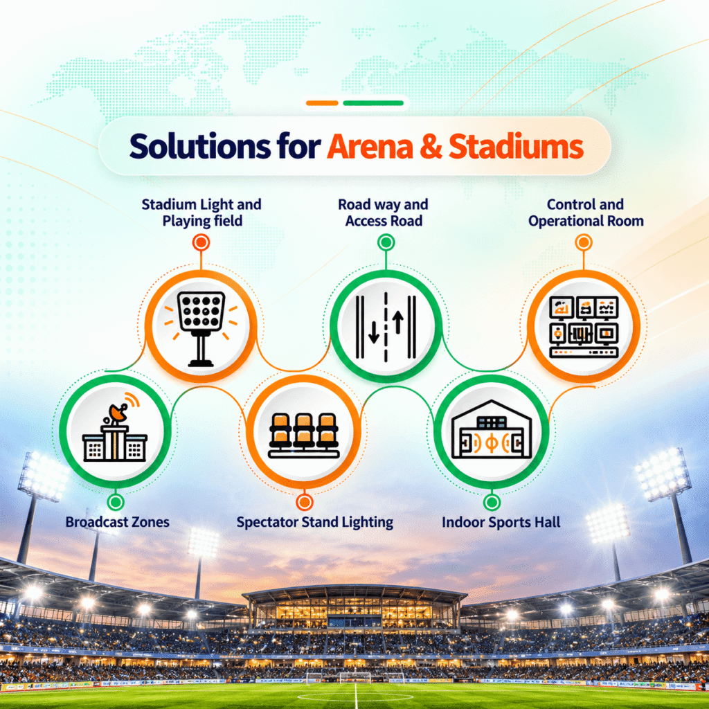 Stadiums & Arenas lighting overview