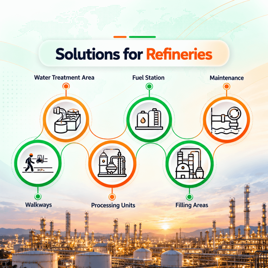 Refineries lighting overview