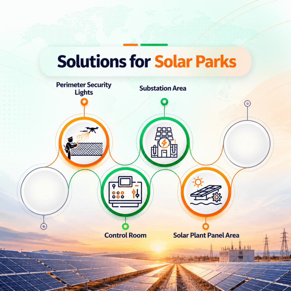 Solar Parks lighting overview