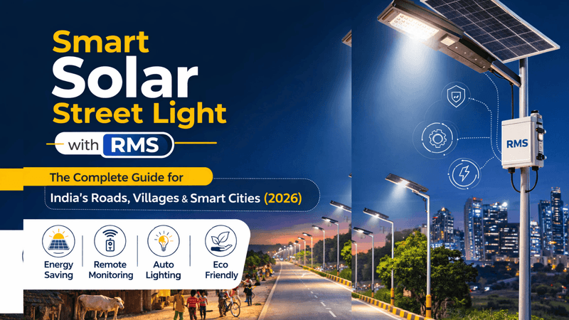 Smart Solar Street Light with RMS: The Complete Guide for India's Roads & Smart Cities (2026)