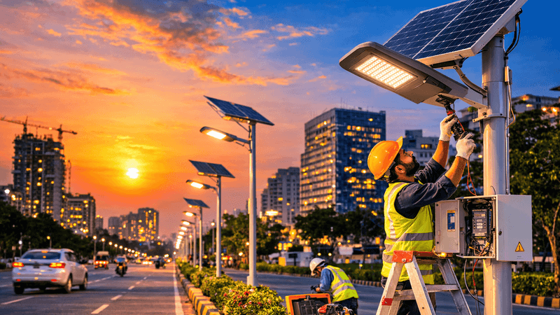How to Choose the Best Solar Street Light Manufacturer in India: A Complete Buyer's Guide (2026)